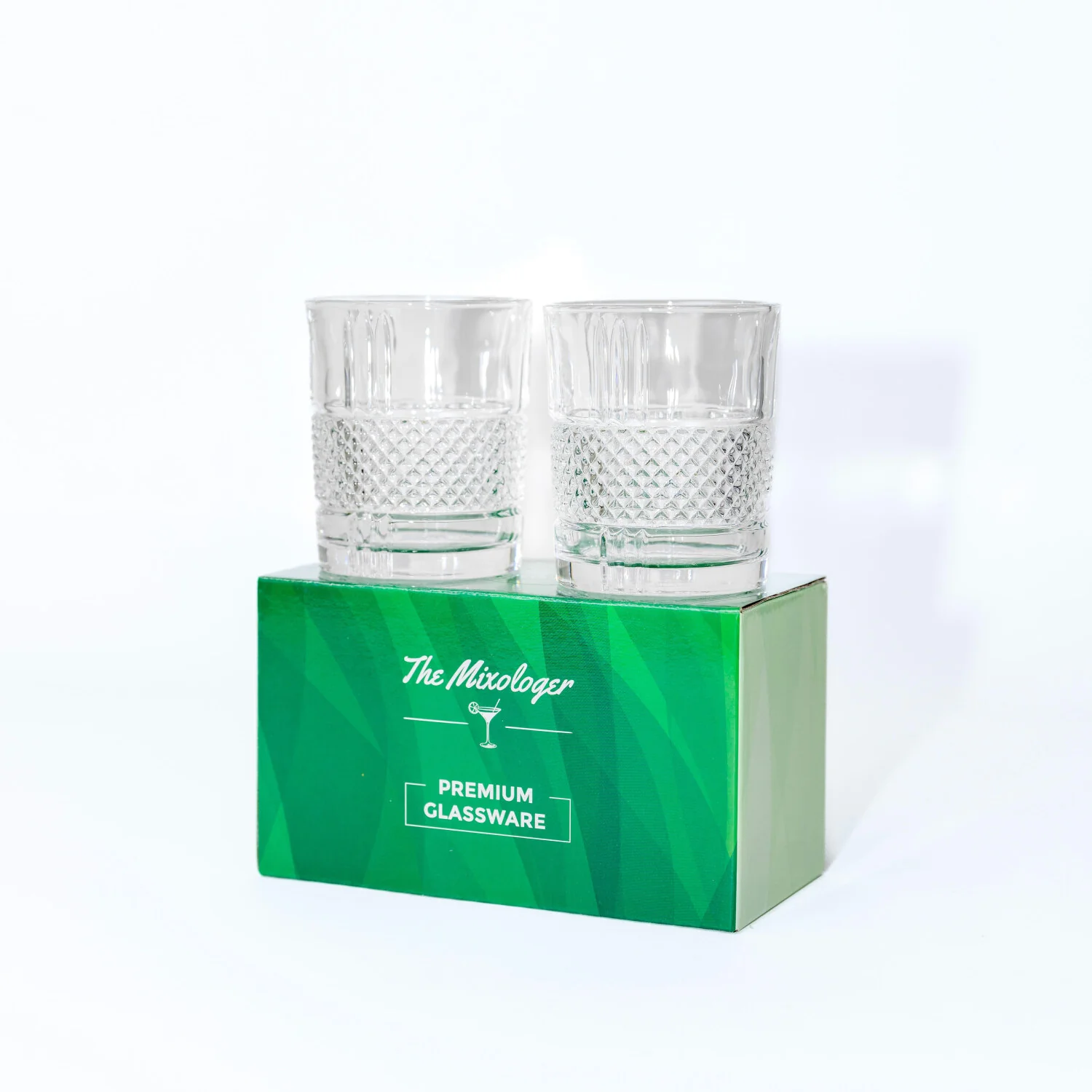 Modern Rocks Glass - Set of 2 - Image 3