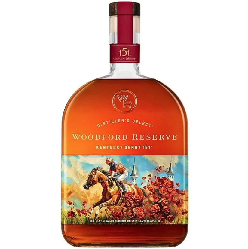2025 Woodford Reserve Kentucky Derby Edition Bourbon Whiskey 1L